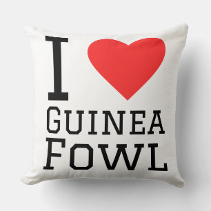 I love Guinea fowl Cushion
