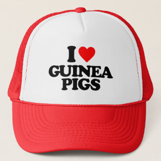 I LOVE GUINEA PIGS TRUCKER HAT