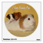 I Love Guinea Pigs Wall Decal
