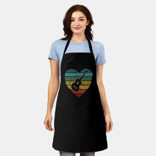 I Love Guitarists With Acoustic Guitar Apron