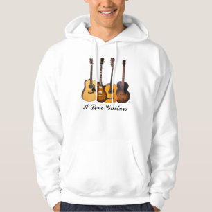 I LOVE GUITARS HOODIE