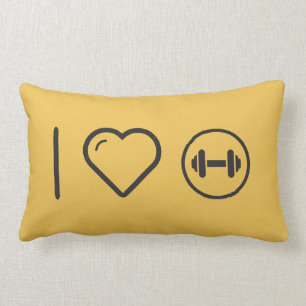 I Love Gym Barbels Lumbar Cushion