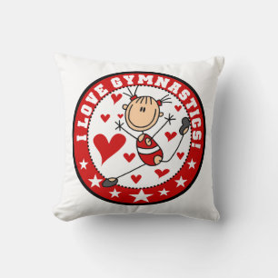 I Love Gymnastics Cushion
