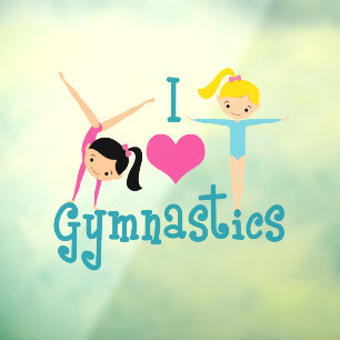 I Love Gymnastics Cute Gymnast