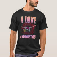 I Love Gymnastics Gymnast Tumbling Team Gymnastic