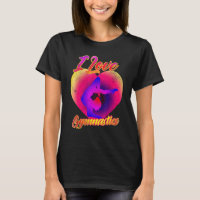 I Love Gymnastics Gymnast Tumbling Team Gymnastic