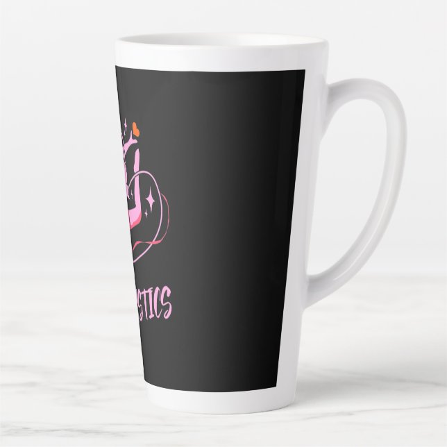 I Love Gymnastics Latte Mug (Right)