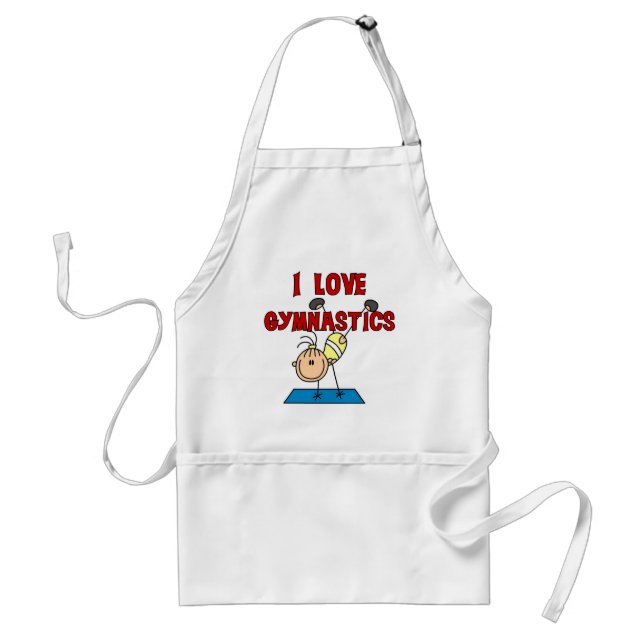 I Love Gymnastics Standard Apron (Front)