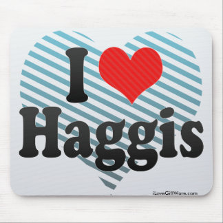 I Love Haggis Mouse Pad