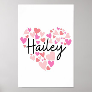 I love Hailey Poster