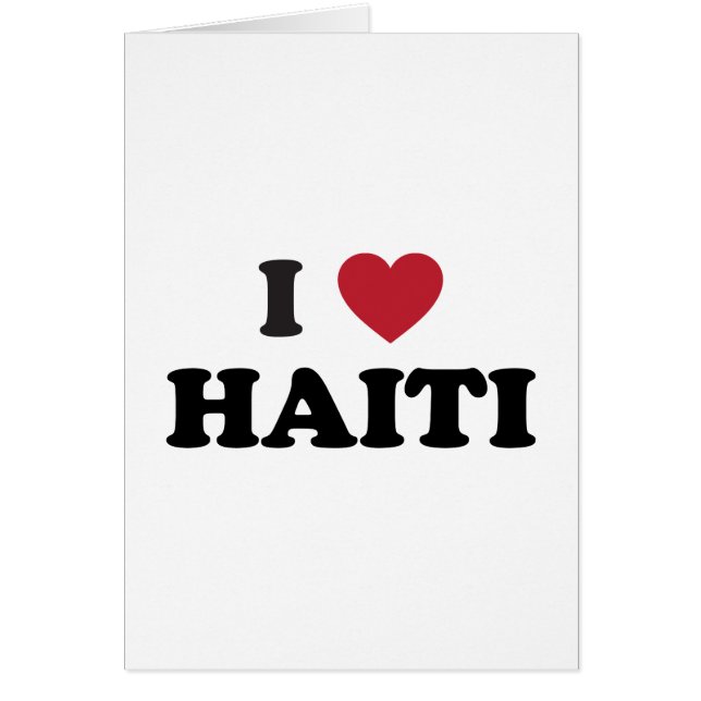 I Love Haiti (Front)