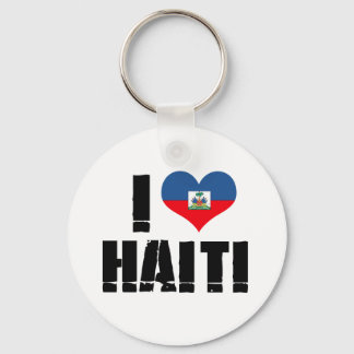 I LOVE HAITI KEY RING