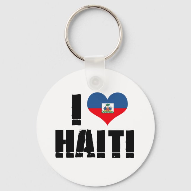 I LOVE HAITI KEY RING (Front)