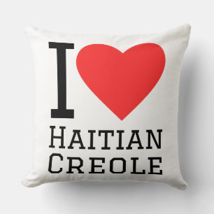 I love haitian creole  cushion