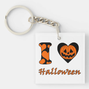 I love Halloween Key Ring