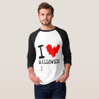 I Love Halloween Red Bat