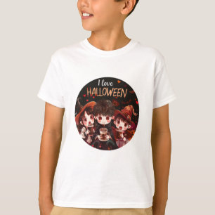 I Love Halloween Series Digital Print T-Shirt