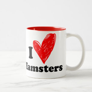 I love ham Two-Tone coffee mug
