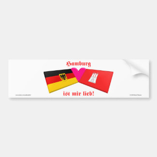 I Love Hamburg ist mir lieb Bumper Sticker