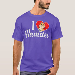 I Love Hamster D001-0094A T-Shirt