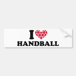 I love Handball Bumper Sticker