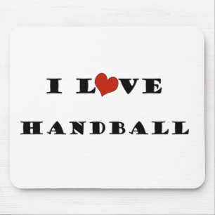 I Love Handball.png Mouse Pad
