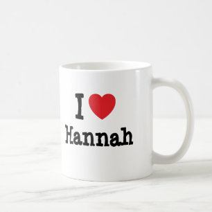 I love Hannah heart T-Shirt Coffee Mug