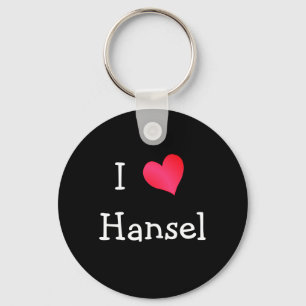 I Love Hansel Key Ring