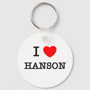 I Love Hanson Key Ring