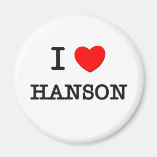 I Love Hanson Magnet