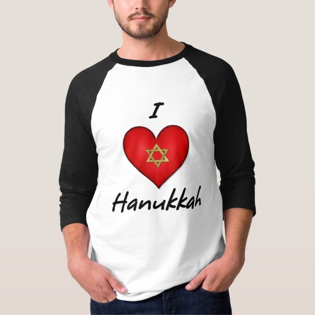 I Love Hanukkah T-Shirt (Front)