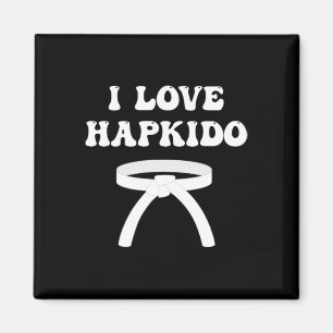 I Love Hapkido Asian Boxing Jiujitsu Kickboxing Lo Magnet