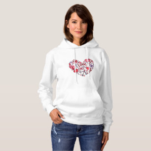 i love Happy Valentine's Day Hoodie