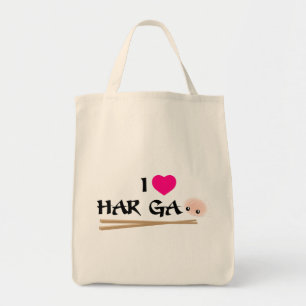 I Love Har Gao (shrimp dumpling) Grocery Tote Bag