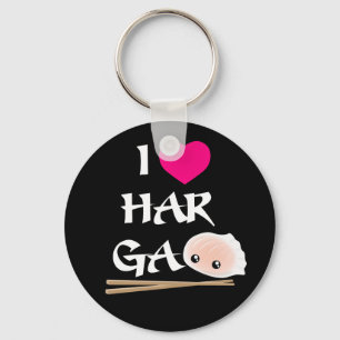 I Love Har Gao (shrimp dumpling) Keychain