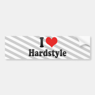 I Love Hardstyle Bumper Sticker