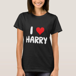 I Love Harry - Heart - Name T-Shirt