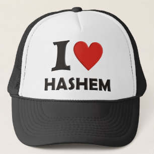 I love Hashem Trucker Hat
