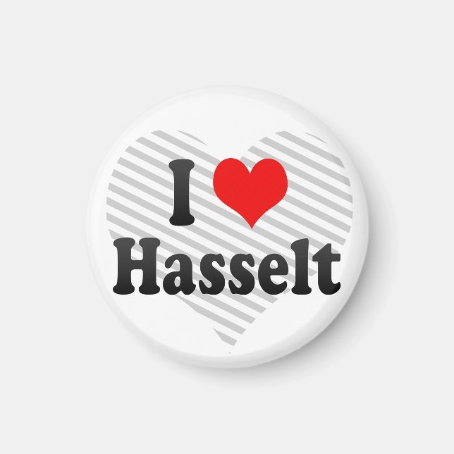 I Love Hasselt, Belgium Magnet (Front)
