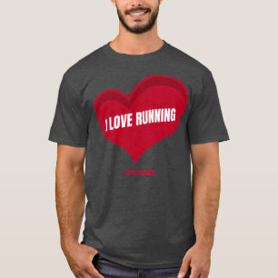 I Love Hate Running Sticker  T-Shirt