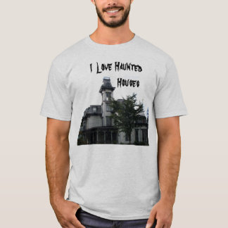 I LOVE HAUNTED HOUSES tee