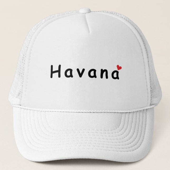 I love Havana Cuba Trucker Hat (Front)
