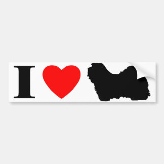 I Love Havanese Bumper Sticker