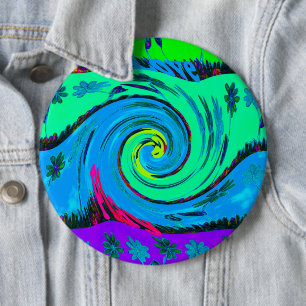 I Love Hawai.png 6 Cm Round Badge