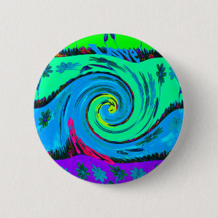 I Love Hawai.png 6 Cm Round Badge
