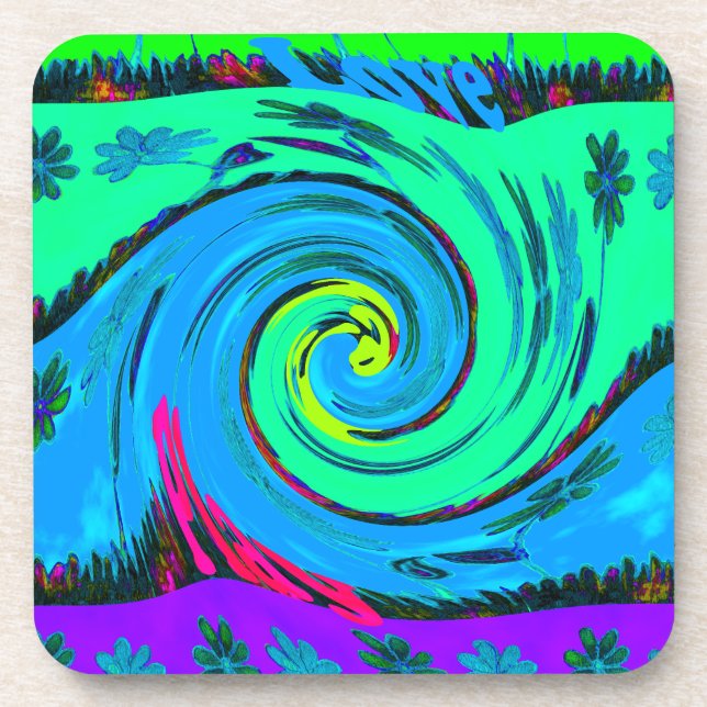 I Love Hawai.png Coaster (Front)