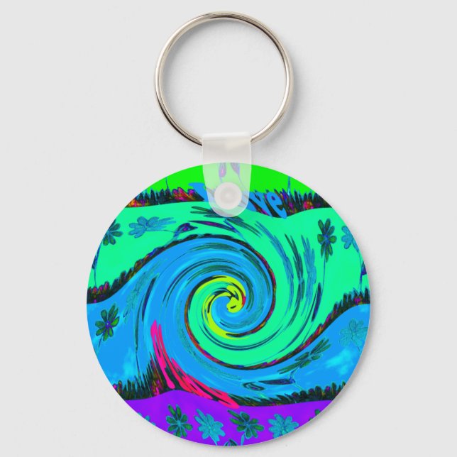 I Love Hawai.png Key Ring (Front)