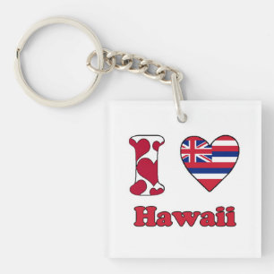 I love Hawaii Key Ring