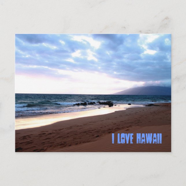 I Love Hawaii postcard (Front)