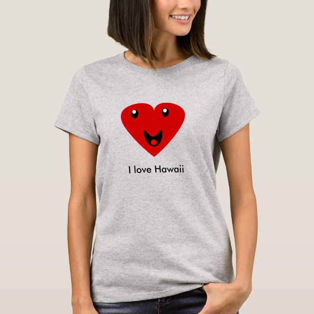 I love Hawaii T-Shirt (Front)